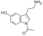 N-ACETYL-5-HYDROXYTRYPTAMINE Structure