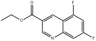 ethyl 5,7-difluoroquinoline-3-carboxylate Structure