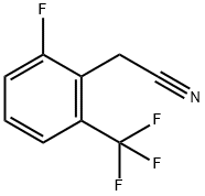 2-FLUORO-6-(트리플루오로메틸)페닐렌세니트릴 구조식 이미지