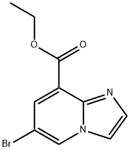 ethyl 6-bromoimidazo[1,2-a]pyridine-8-carboxylate Structure