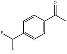 Ethanone, 1-[4-(difluoromethyl)phenyl]- (9CI) Structure