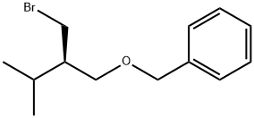 (R)-((2-(Bromomethyl)-3-methylbutoxy)methyl)benzene Structure