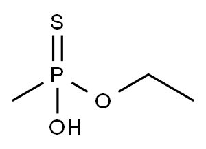 O-ETHYL METHYLPHOSPHONOTHIOATE Structure