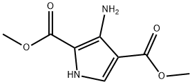 1H-Pyrrole-2,4-dicarboxylicacid,3-amino-,dimethylester(9CI) Structure
