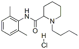 bupivacaine hydrochloride 구조식 이미지