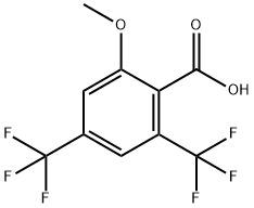 2-METHOXY-4,6-DI(TRIFLUOROMETHYL)BENZOIC ACID Structure