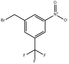 1-(브로모메틸)-3-니트로-5-(트리플루오로메틸)벤젠 구조식 이미지