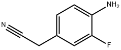 Benzeneacetonitrile, 4-amino-3-fluoro- (9CI) Structure