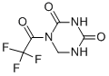 1,3,5-Triazine-2,4(1H,3H)-dione, dihydro-1-(trifluoroacetyl)- (9CI) Structure