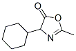 5(4H)-Oxazolone,  4-cyclohexyl-2-methyl- Structure