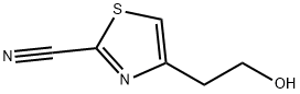 2-Thiazolecarbonitrile,  4-(2-hydroxyethyl)- Structure