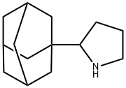 2-(1-adamantyl)pyrrolidine(SALTDATA: HCl) Structure