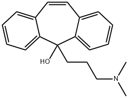5-[3-(dimethylamino)propyl]-5H-dibenzo[a,d]cyclohepten-5-ol  Structure