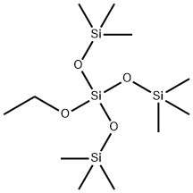 3-Ethoxy-1,1,1,5,5,5-hexamethyl-3-(trimethylsiloxy)trisiloxane 구조식 이미지