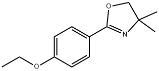 Oxazole, 2-(4-ethoxyphenyl)-4,5-dihydro-4,4-dimethyl- (9CI) Structure