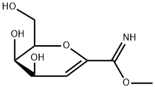 METHYL-2,6-ANHYDRO-3-DEOXY-D-LYXO-HEPT-2-ENONIMIDATE Structure