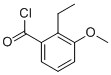 Benzoyl chloride, 2-ethyl-3-methoxy- (9CI) Structure