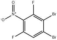 1,2-Dibromo-3,5-difluoro-4-nitrobenzene 구조식 이미지