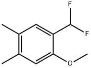 2-Difluoromethyl-4,5-dimethylanisole Structure