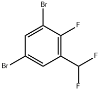 3,5-Dibromo-2-fluorobenzodifluoride Structure
