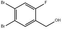 4,5-Dibromo-2-fluorobenzyl alcohol Structure