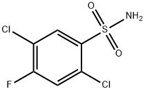 2,5-Dichloro-4-fluorobenzenesulfonamide Structure