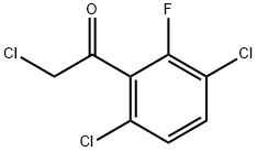 3',6'-Dichloro-2'-fluorophenacyl chloride Structure