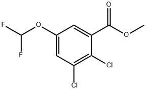 Methyl 2,3-dichloro-5-(difluoromethoxy)benzoate Structure