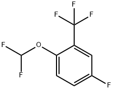 2-Difluoromethoxy-5-fluorobenzotrifluoride Structure