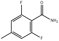 2,6-Difluoro-4-methylbenzamide Structure
