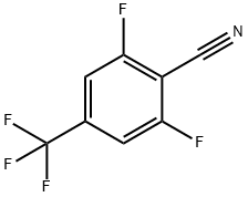 2,6-Difluoro-4-(trifluoromethyl)benzonitrile 구조식 이미지