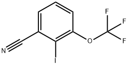 2-Iodo-3-(trifluoromethoxy)benzonitrile 구조식 이미지