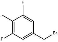 3,5-Difluoro-4-methylbenzyl bromide 구조식 이미지