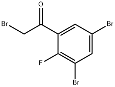 3',5'-Dibromo-2'-fluorophenacyl bromide Structure