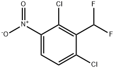 2,6-Dichloro-3-nitrobenzodifluoride Structure