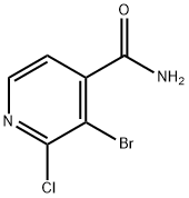 3-Bromo-2-chloroisonicotinamide Structure