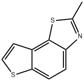 티에노[2,3-g]벤조티아졸,2-메틸-(8Cl,9Cl) 구조식 이미지