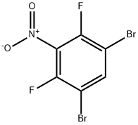 1,5-Dibromo-2,4-difluoro-3-nitrobenzene 구조식 이미지