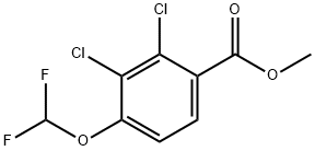 Methyl 2,3-dichloro-4-(difluoromethoxy)benzoate Structure