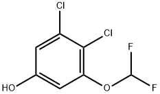 3,4-Dichloro-5-(difluoromethoxy)phenol Structure