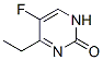 2(1H)-Pyrimidinone, 4-ethyl-5-fluoro- (9CI) 구조식 이미지