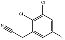2,3-Dichloro-5-fluorophenylacetonitrile Structure