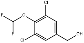 3,5-Dichloro-4-(difluoromethoxy)benzyl alcohol 구조식 이미지