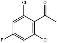2',6'-Dichloro-4'-fluoroacetophenone 구조식 이미지