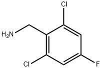 1-(2,6-Dichloro-4-fluorophenyl)methanamine 구조식 이미지