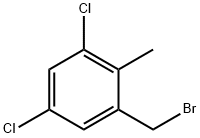3,5-Dichloro-2-methylbenzyl bromide Structure