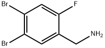 4,5-Dibromo-2-fluorobenzylamine 구조식 이미지