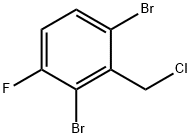 2,6-Dibromo-3-fluorobenzyl chloride Structure