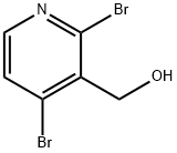 2,4-Dibromopyridine-3-methanol Structure