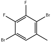 2,5-Dibromo-3,4-difluorotoluene Structure